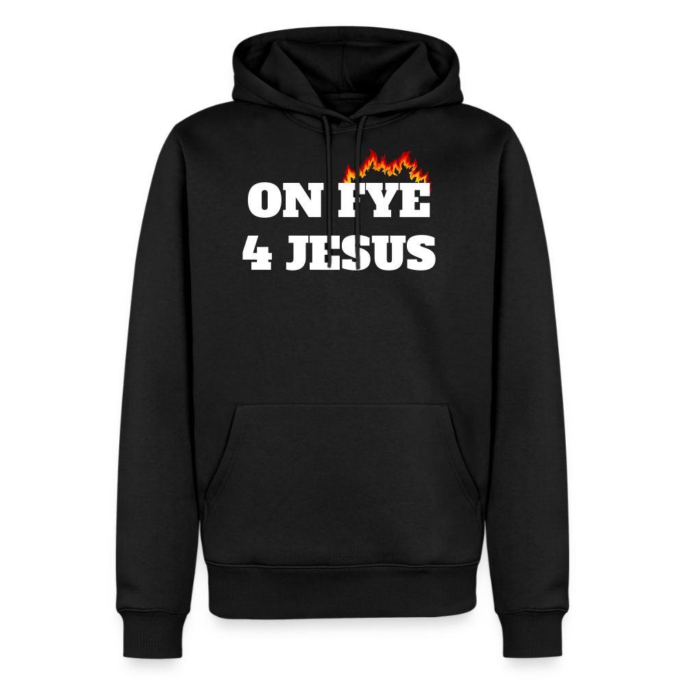 ON FYE 4 JESUS Men’s Premium Hoodie - black