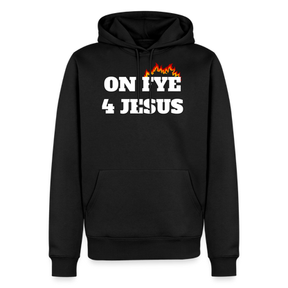 ON FYE 4 JESUS Men’s Premium Hoodie - black