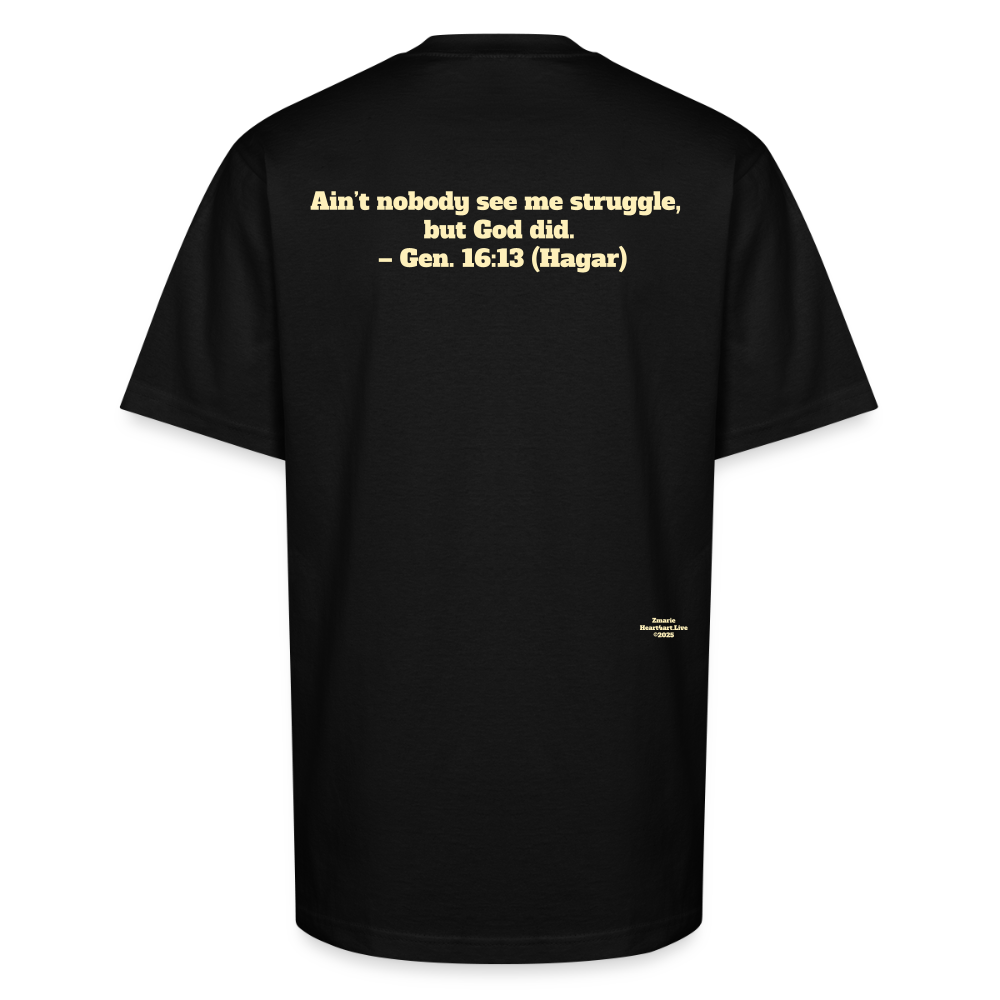 Hagar Holy Hustle Wear🔥💯 Tee - black