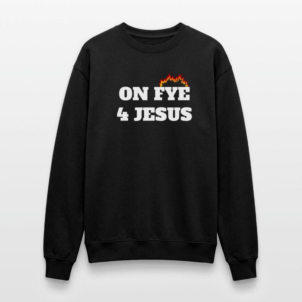 ON FYE 4 JESUS Crewneck Sweatshirt - black