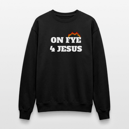 ON FYE 4 JESUS Crewneck Sweatshirt - black