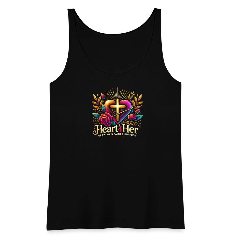 Heart4Her Women’s Premium Tank Top - black