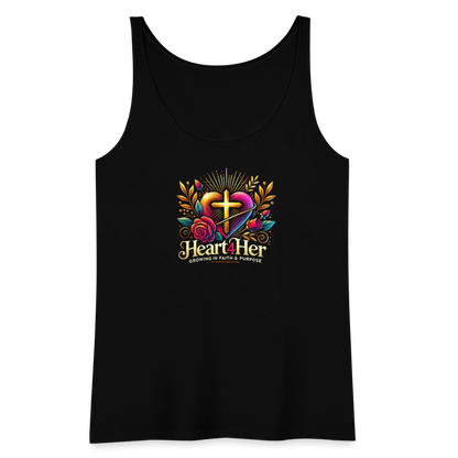 Heart4Her Women’s Premium Tank Top - black