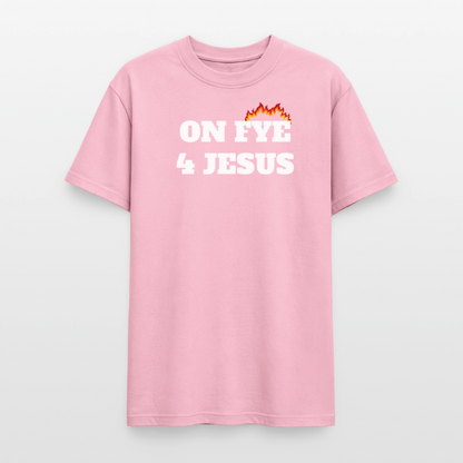ON FYE 4 JESUS Gildan Ultra Cotton Adult T-Shirt - light pink