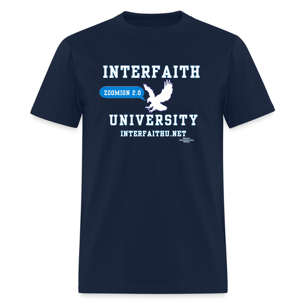 Interfaith University Zoomion Unisex Classic T-Shirt - navy
