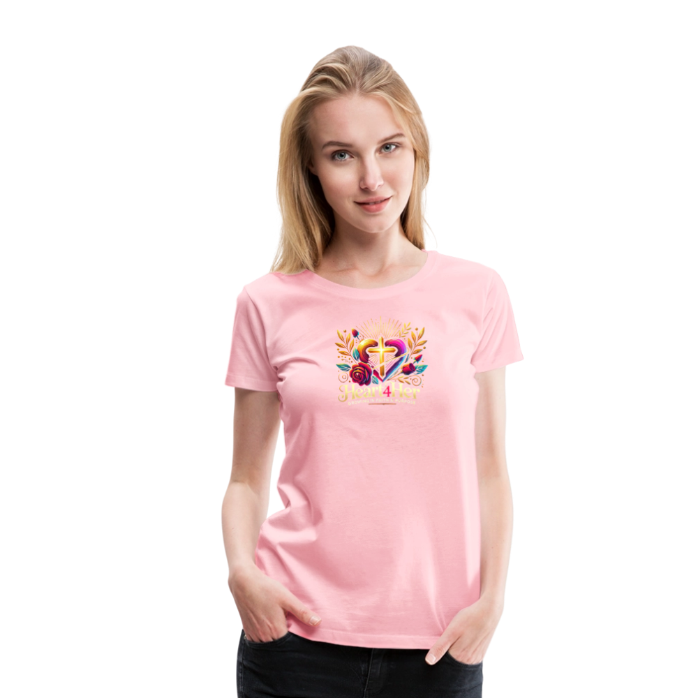 Heart4Her Women’s Premium T-Shirt - pink