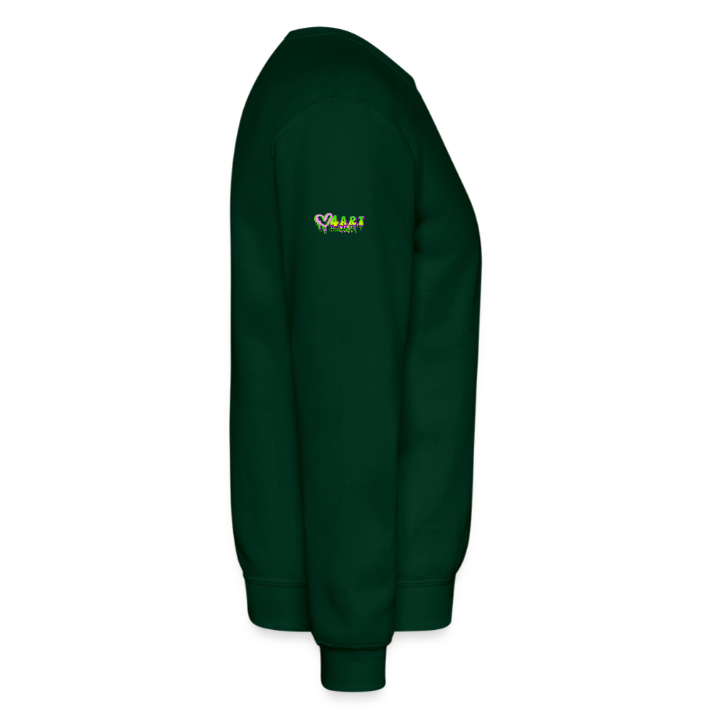 ON FYE 4 JESUS Crewneck Sweatshirt - forest green