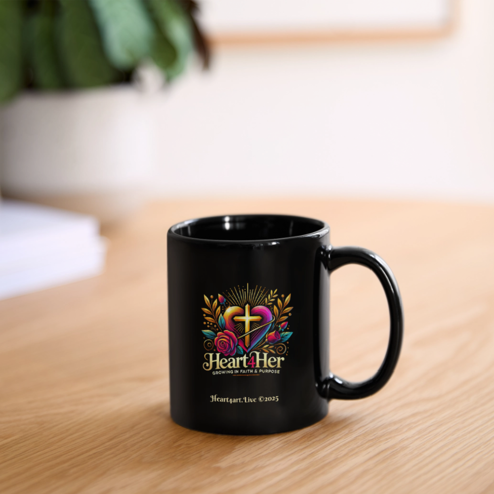 Heart4Her Full Color Mug - black