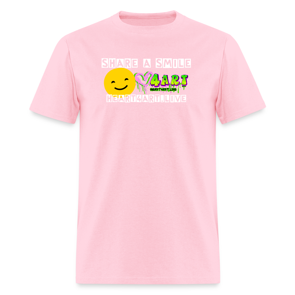 SHARE A SMILE Unisex Classic T-Shirt - pink