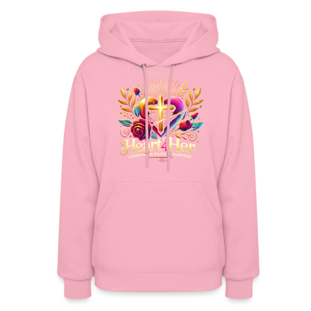 Heart4Her Women's Hoodie - classic pink