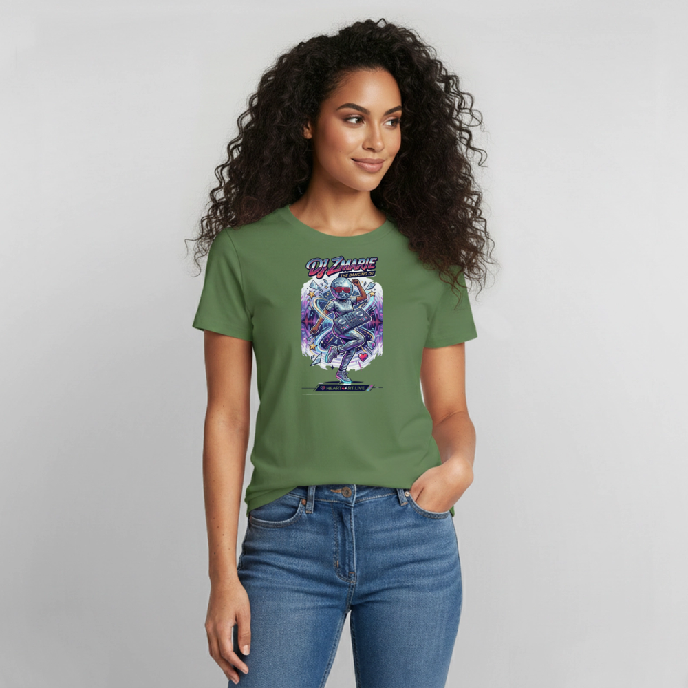 DJ ZMARIE "THE DANCING DJ" TM Gildan Ultra Cotton Adult T-Shirt - military green