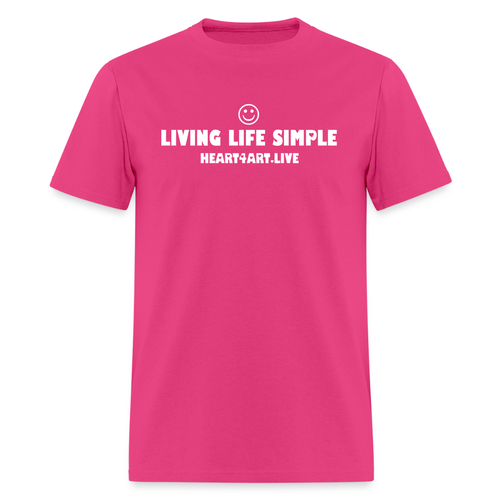LIVING LIFE SIMPLE SPREAD LOVE Unisex Classic T-Shirt - fuchsia