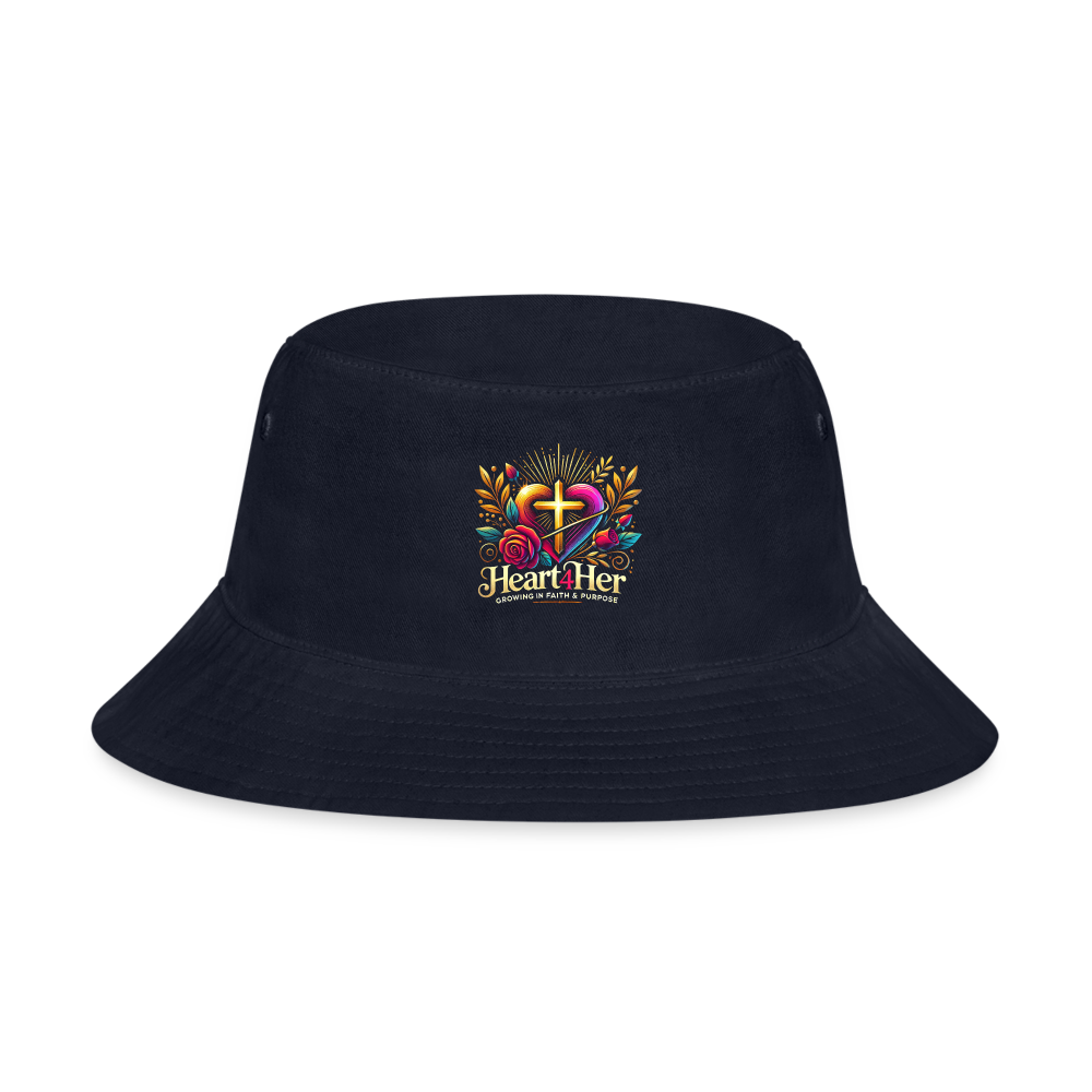 Heart4Her Bucket Hat - navy