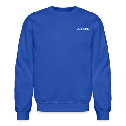 Word to the Street Bible Anime Series Crewneck Sweatshirt - royal blue