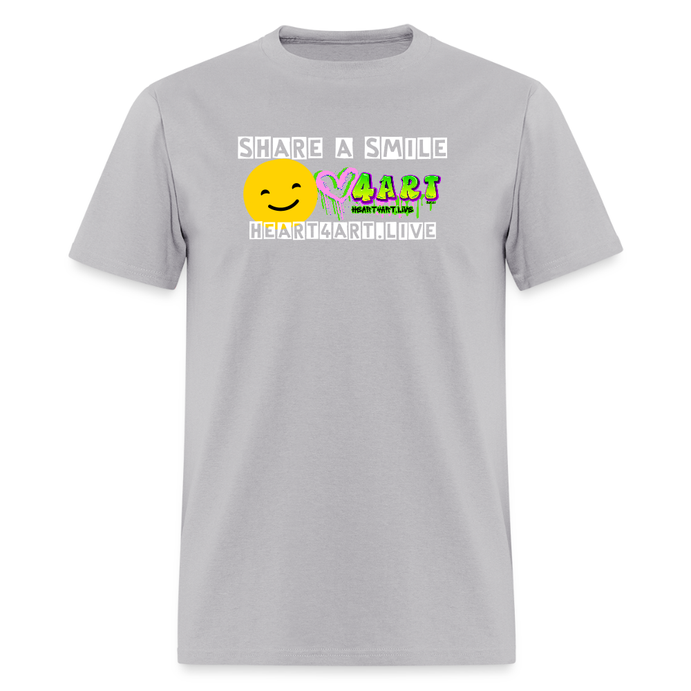 SHARE A SMILE Unisex Classic T-Shirt - gravel 