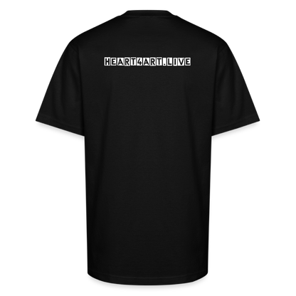DJ ZMARIE "THE DANCING DJ" Unisex Oversized Heavyweight T-Shirt - black