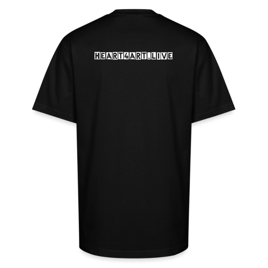 DJ ZMARIE "THE DANCING DJ" Unisex Oversized Heavyweight T-Shirt - black