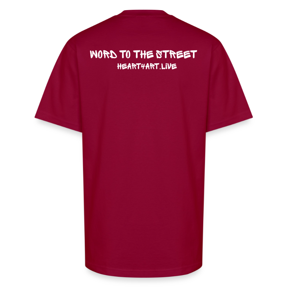 Holy Rollers Skater Unisex Oversized Heavyweight T-Shirt - cardinal