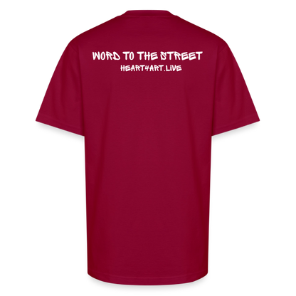 Holy Rollers Skater Unisex Oversized Heavyweight T-Shirt - cardinal