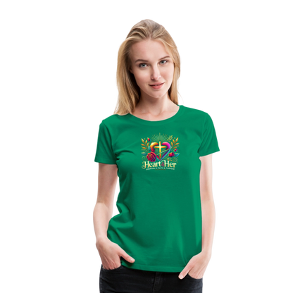 Heart4Her Women’s Premium T-Shirt - kelly green