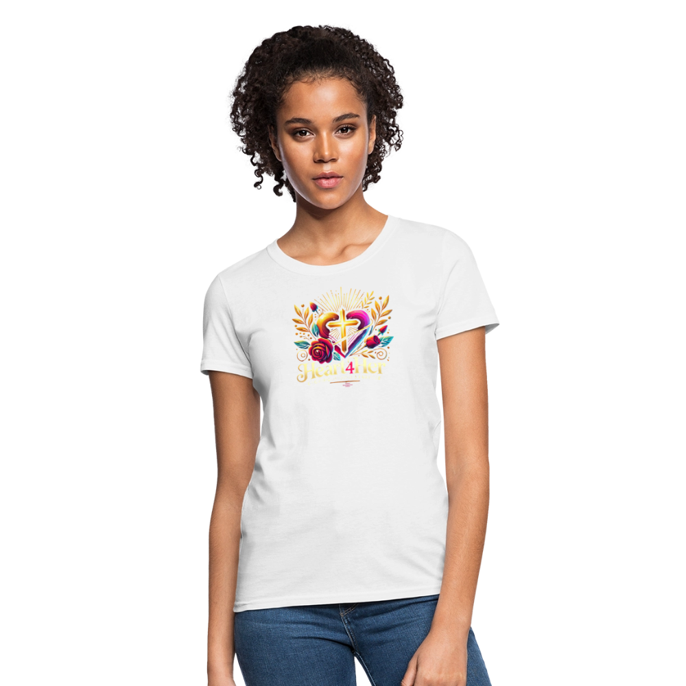 Heart4Her Women's T-Shirt - white