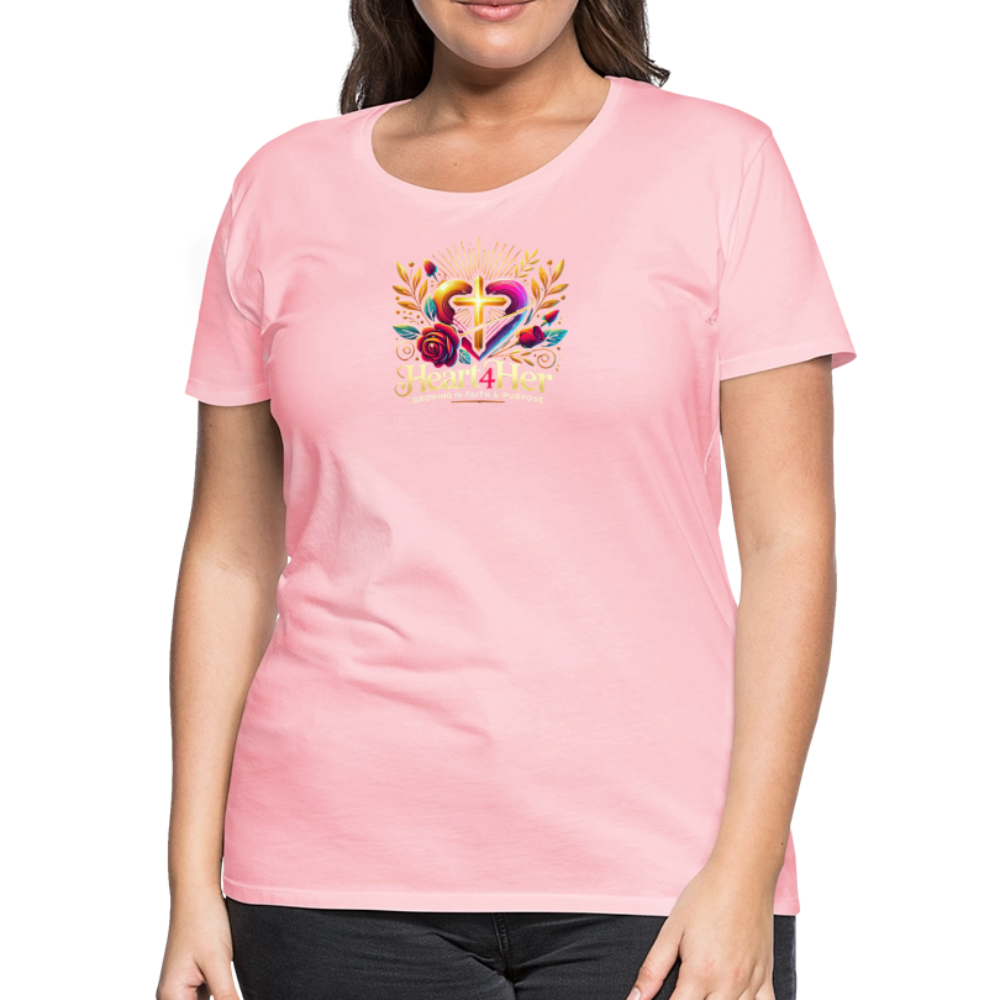 Heart4Her Women’s Premium T-Shirt - pink