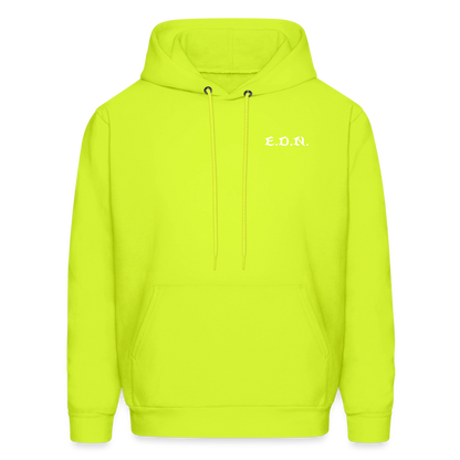 WORD TO THE STREET BIBLE ANIME Men's Hoodie - safety green
