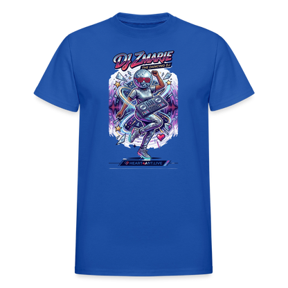 DJ ZMARIE "THE DANCING DJ" TM Gildan Ultra Cotton Adult T-Shirt - royal blue