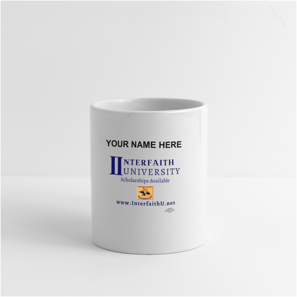 Interfaith University Customizable Coffee/Tea Mug - white