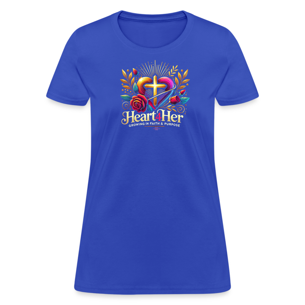 Heart4Her Women's T-Shirt - royal blue