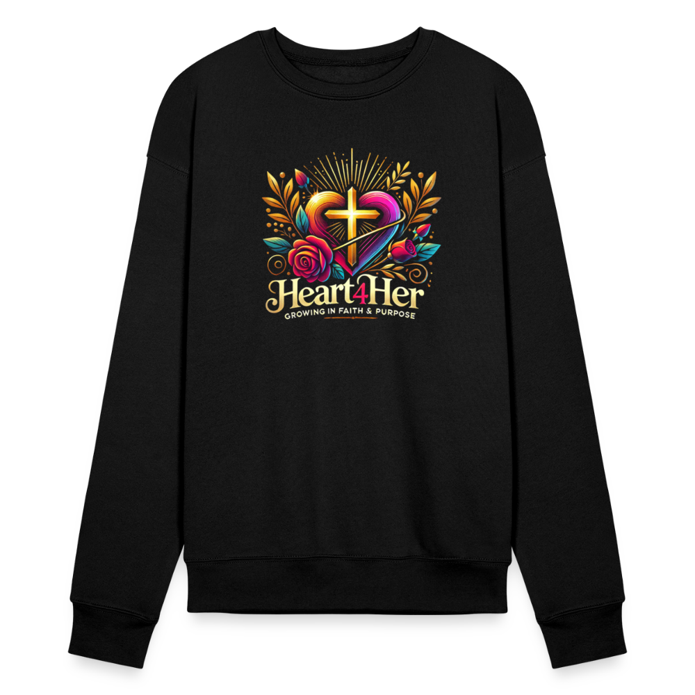 Heart4Her Bella + Canvas Unisex Sweatshirt - black