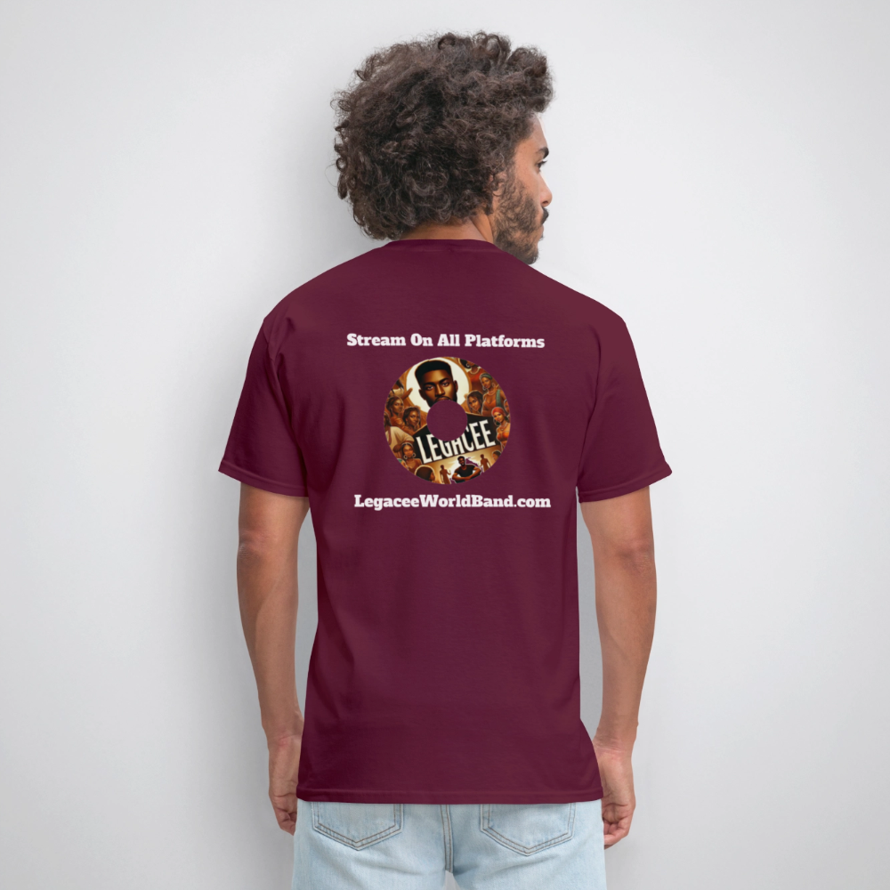 Legacee Unisex Classic T-Shirt - burgundy