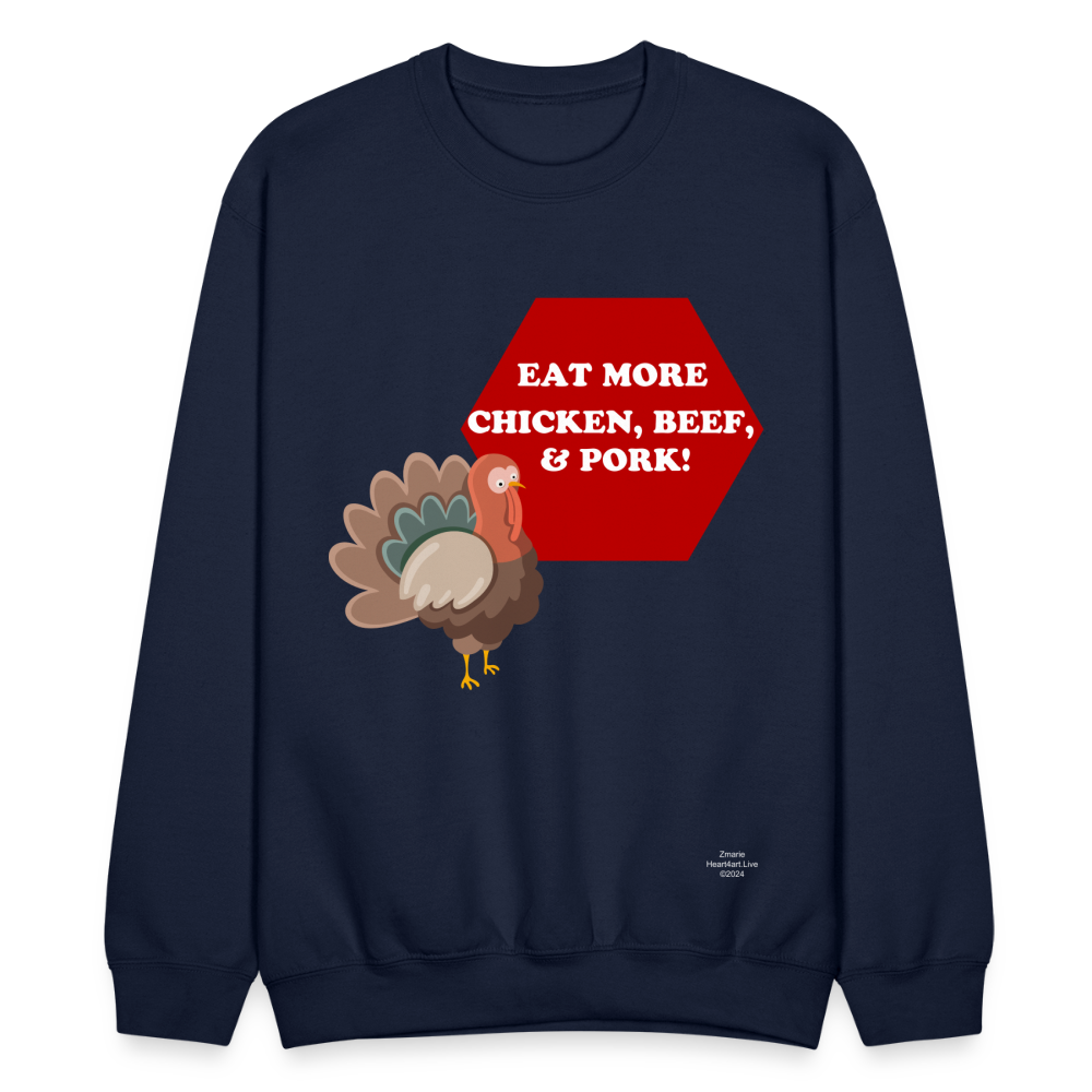 EAT MORE! Crewneck Sweatshirt - navy