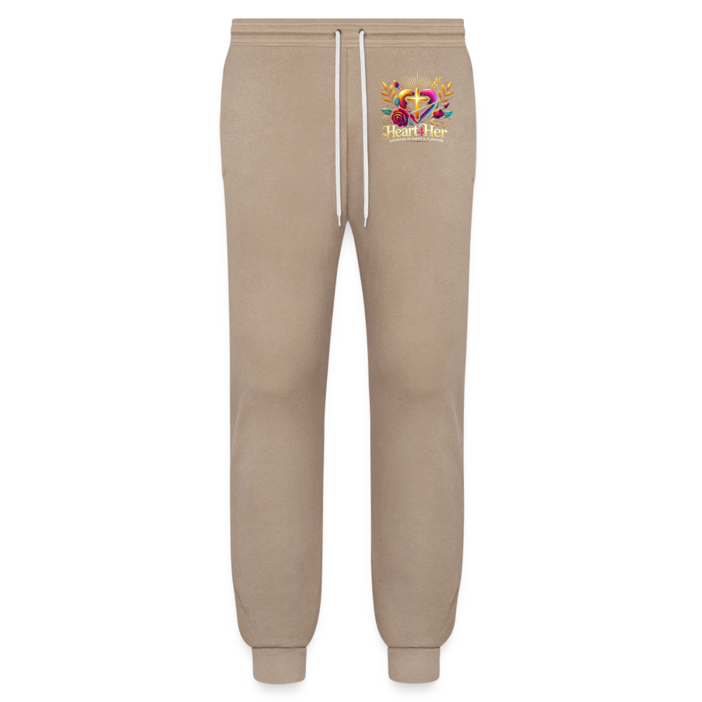 Heart4Her Bella + Canvas Unisex Joggers - tan