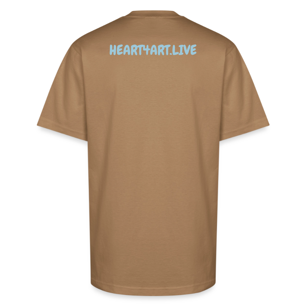 WORD TO THE STREET Unisex Oversized Heavyweight T-Shirt - khaki