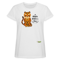 Happy Mother's Day- Tiger (Women's Relaxed Fit T-Shirt) - white