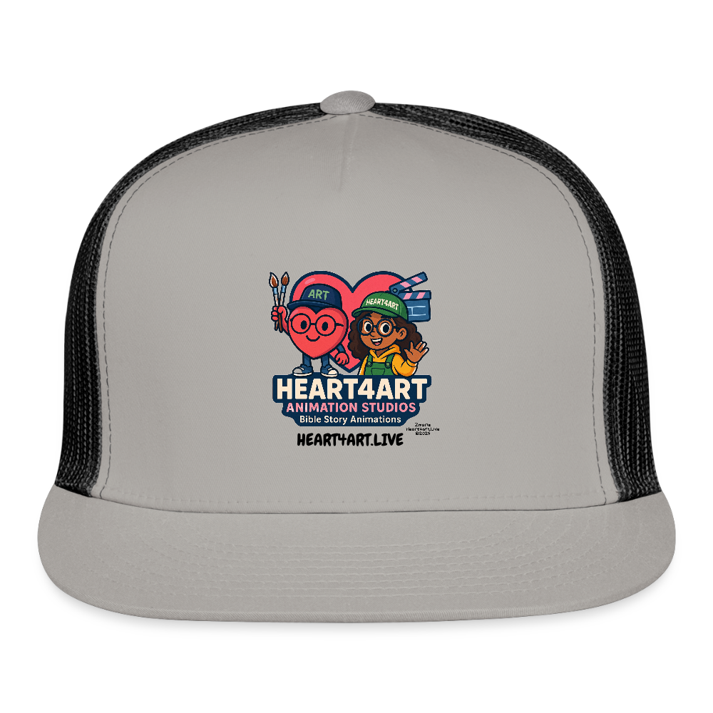 HEART4ART ANIMATION STUDIOS Trucker Hat - gray/black