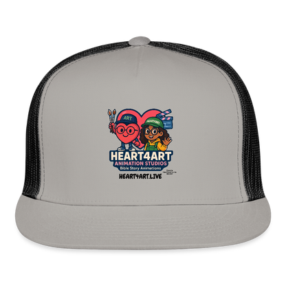 HEART4ART ANIMATION STUDIOS Trucker Hat - gray/black