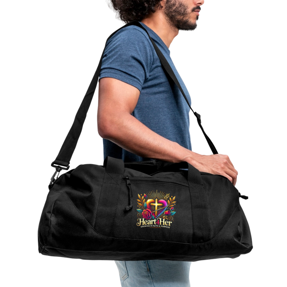 Heart4Her Recycled Duffel Bag - black