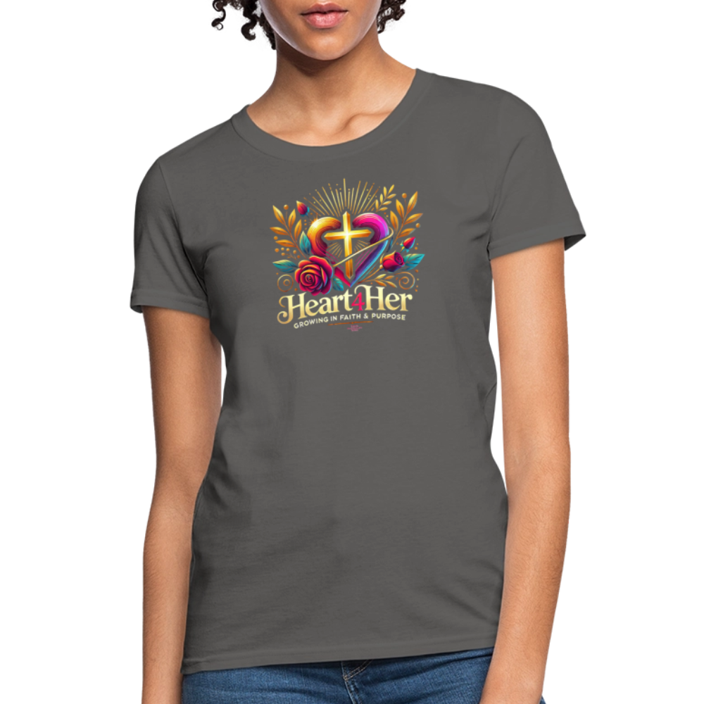 Heart4Her Women's T-Shirt - charcoal