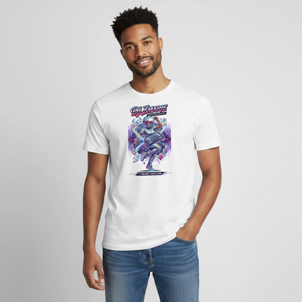 DJ ZMARIE "THE DANCING DJ" TM Gildan Ultra Cotton Adult T-Shirt - white