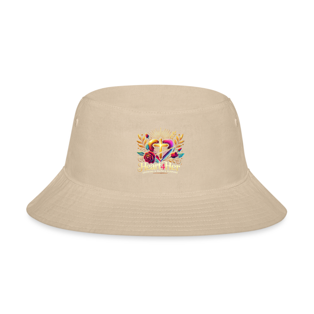 Heart4Her Bucket Hat - cream