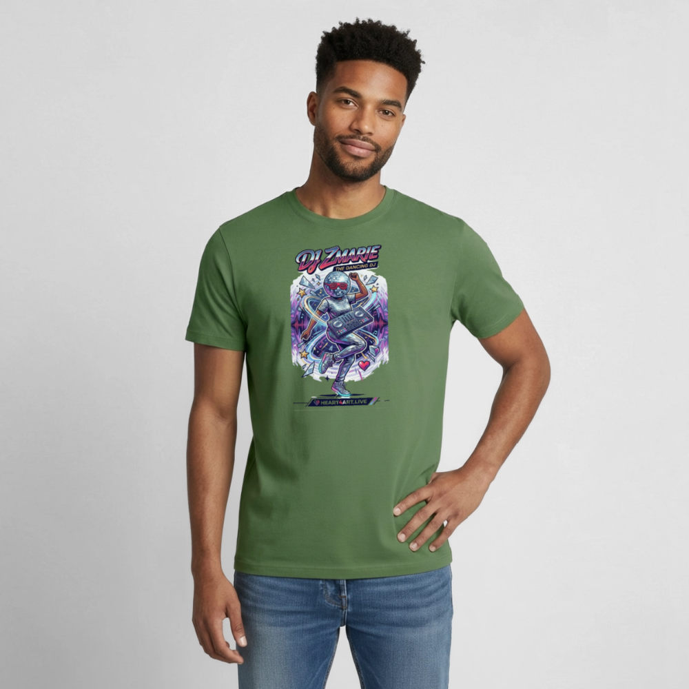 DJ ZMARIE "THE DANCING DJ" TM Gildan Ultra Cotton Adult T-Shirt - military green