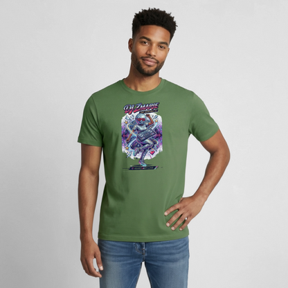 DJ ZMARIE "THE DANCING DJ" TM Gildan Ultra Cotton Adult T-Shirt - military green