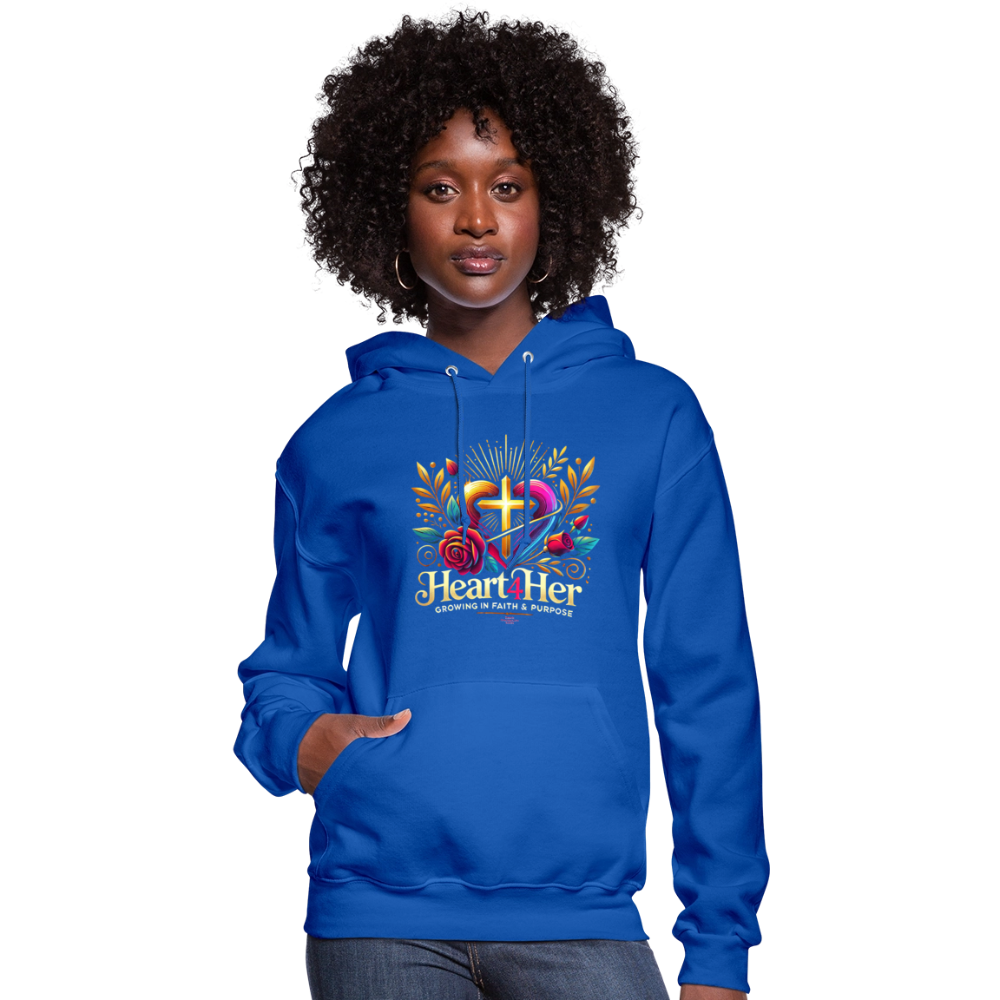 Heart4Her Women's Hoodie - royal blue
