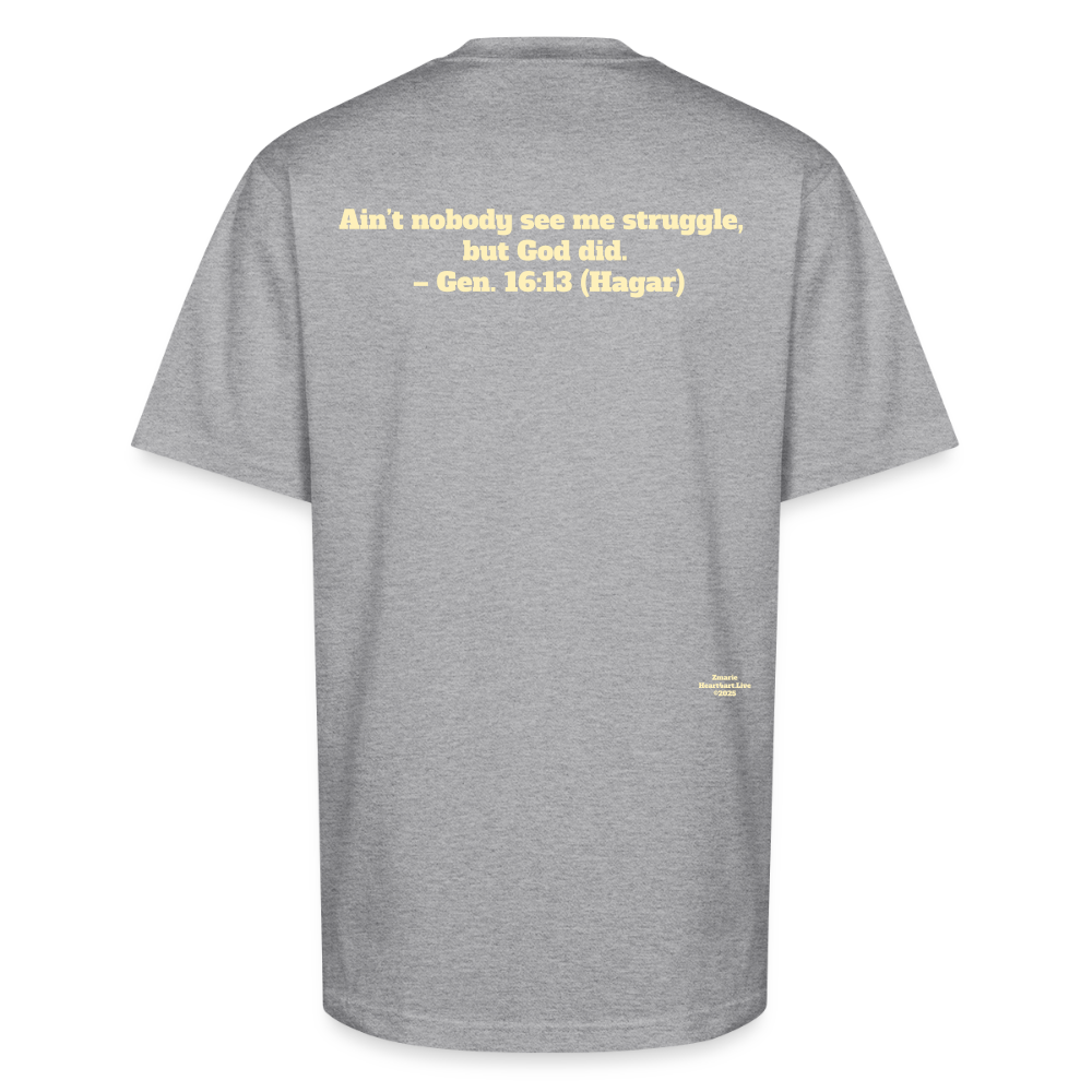 Hagar Holy Hustle Wear🔥💯 Tee - heather gray