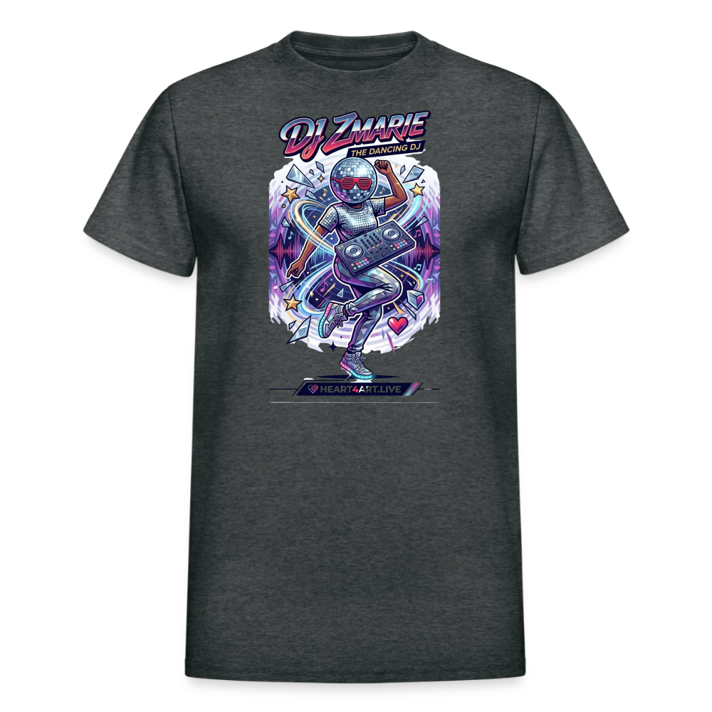 DJ ZMARIE "THE DANCING DJ" TM Gildan Ultra Cotton Adult T-Shirt - deep heather