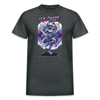 DJ ZMARIE "THE DANCING DJ" TM Gildan Ultra Cotton Adult T-Shirt - deep heather