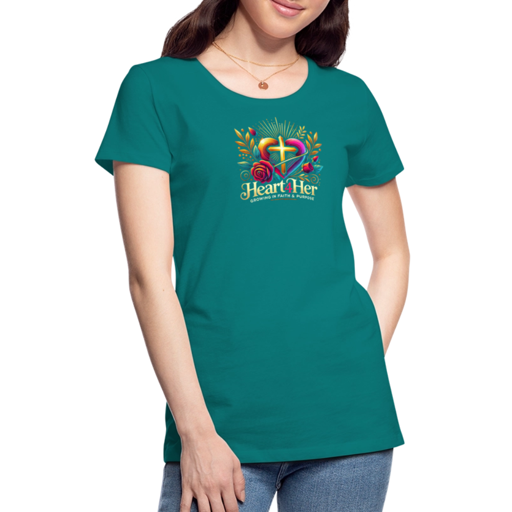 Heart4Her Women’s Premium T-Shirt - teal