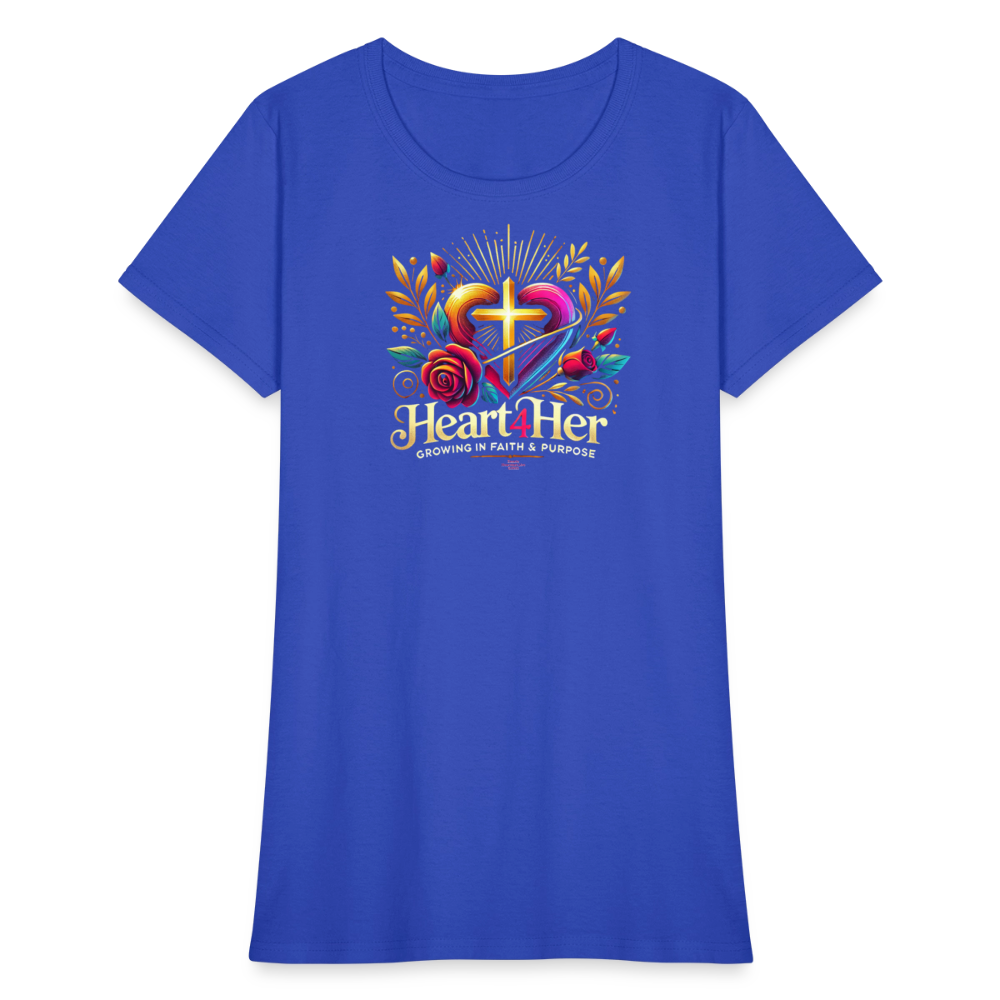 Heart4Her Women's T-Shirt - royal blue